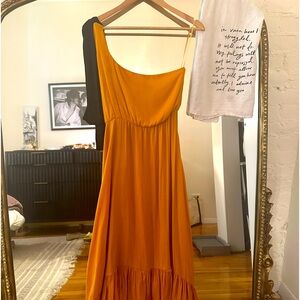 Maje dress - asymmetrical hem.